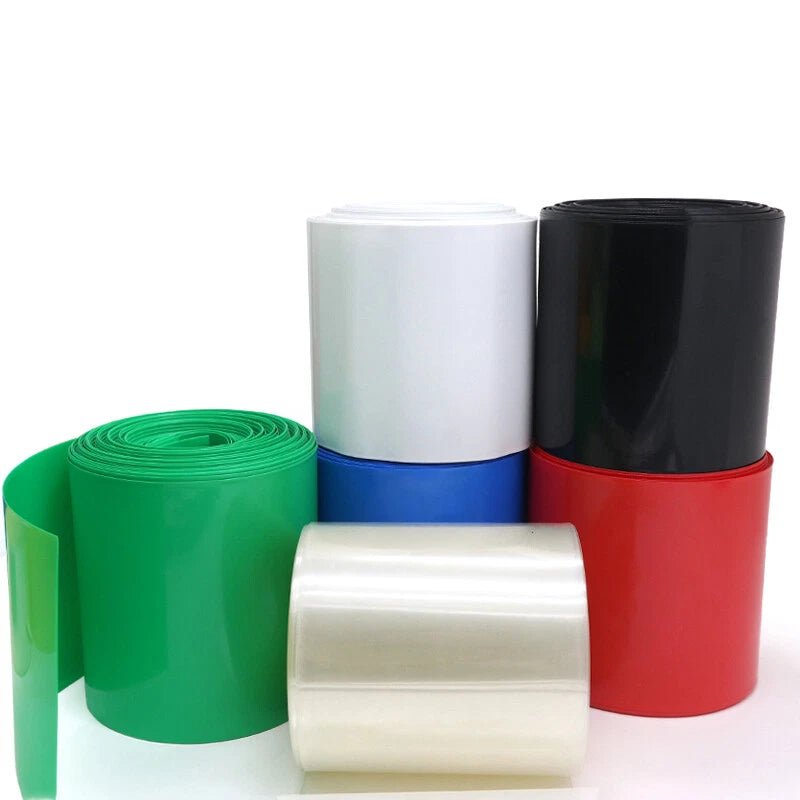 PVC Heat Shrink Tubing – Flattened Width 103mm to 625mm, Multiple Colors - HomeDIYer