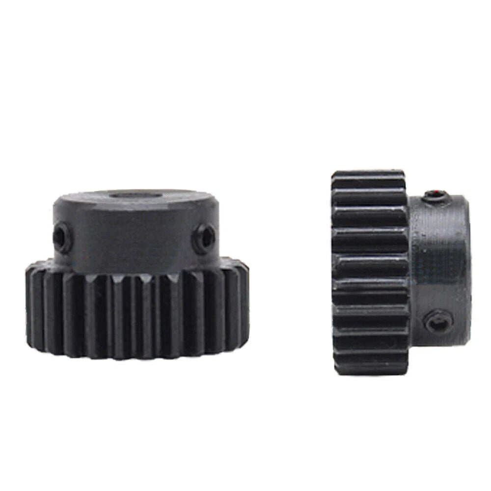1 Mod 10T-46T Precision Spur Pinion Gear With Step 45# Steel Motor Gear All size