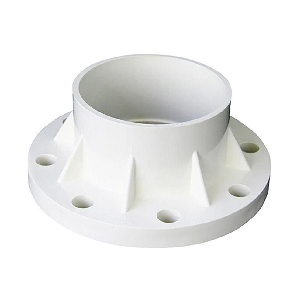 ID 20-200mm PVC Water Supply Pipe Wall Mount Floor Flange Fittings Solvent Weld