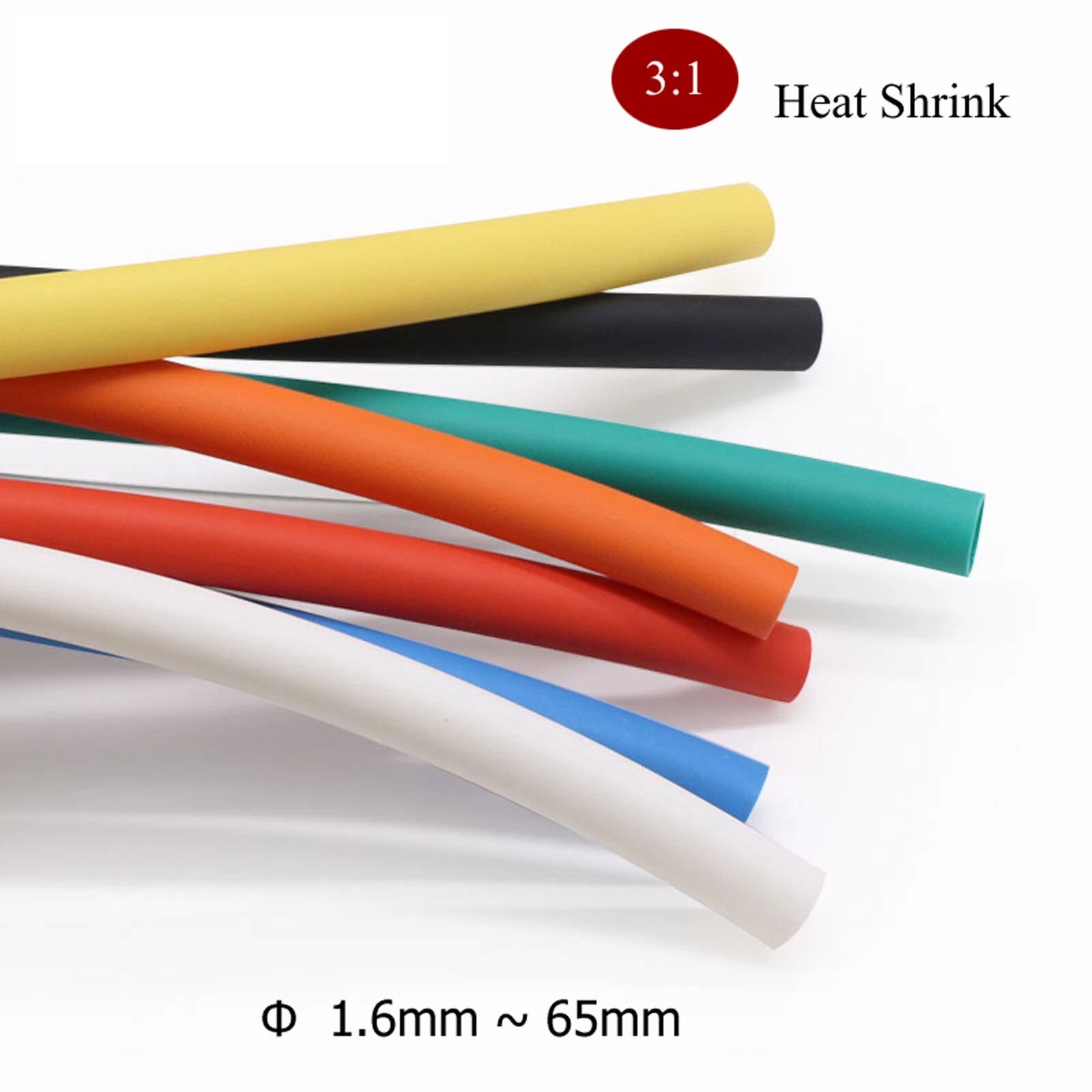 3:1 Ratio Dual Wall Adhesive Heat Shrink Tubing – Glue Lined Heatshrink Sleeving