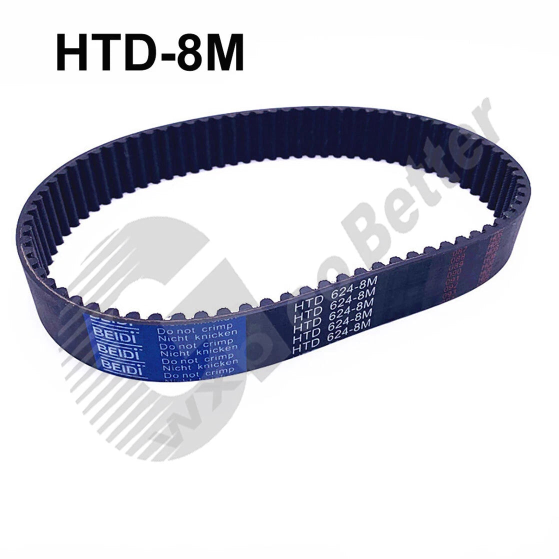 HTD 8M Timing Belt 30mm Wide — Closed Loop Synchronous Drive Belt, 1200–4400mm Perimeter