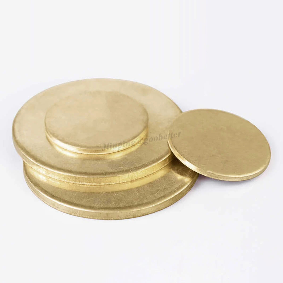 H62 Brass Discs Solid Round Sheets Plate Dia 10 15 20 25 30 35 40 45 50 55~100mm