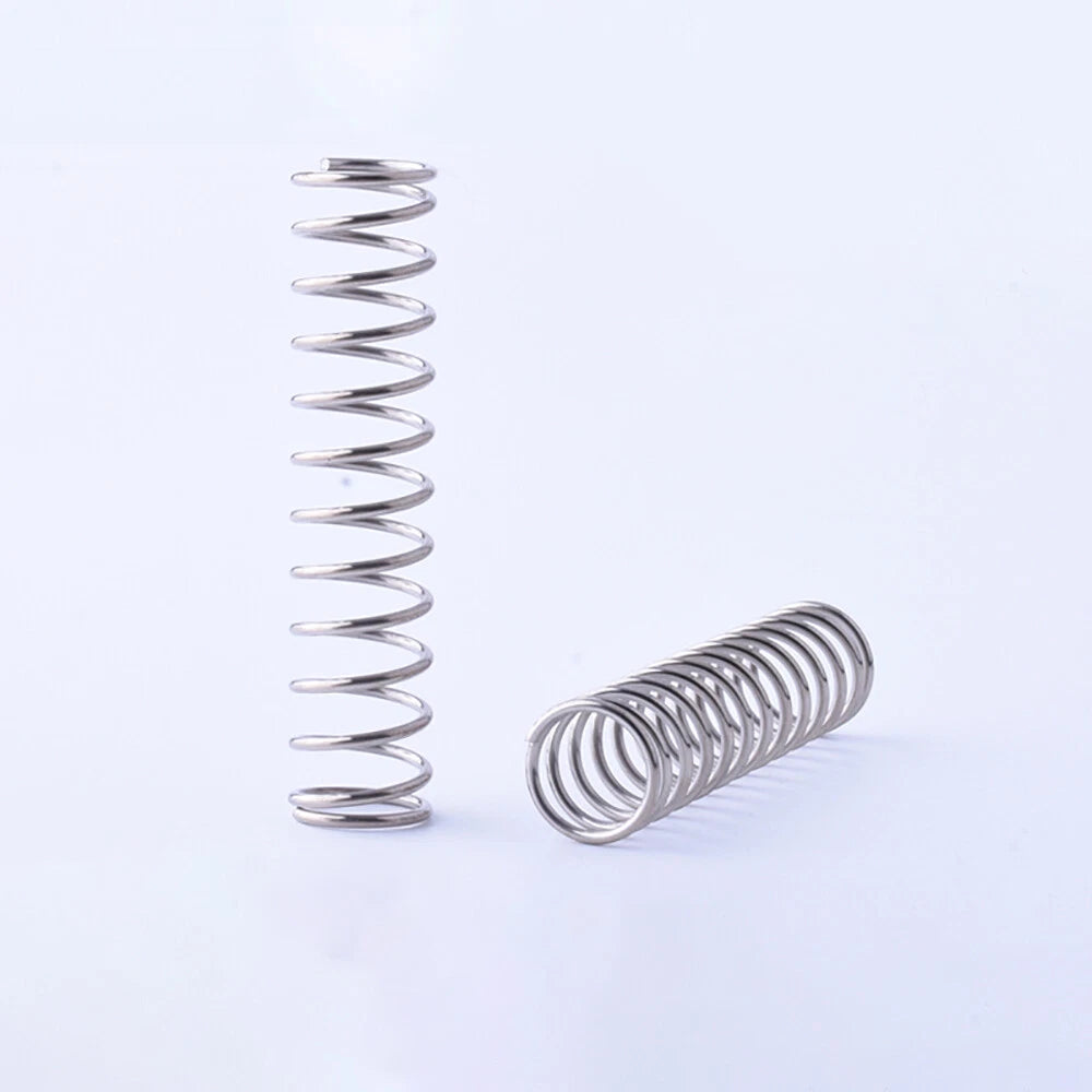10pcs Compression Spring Wire Diameter 0.7-0.8mm & Length 5-50mm Pressure Small