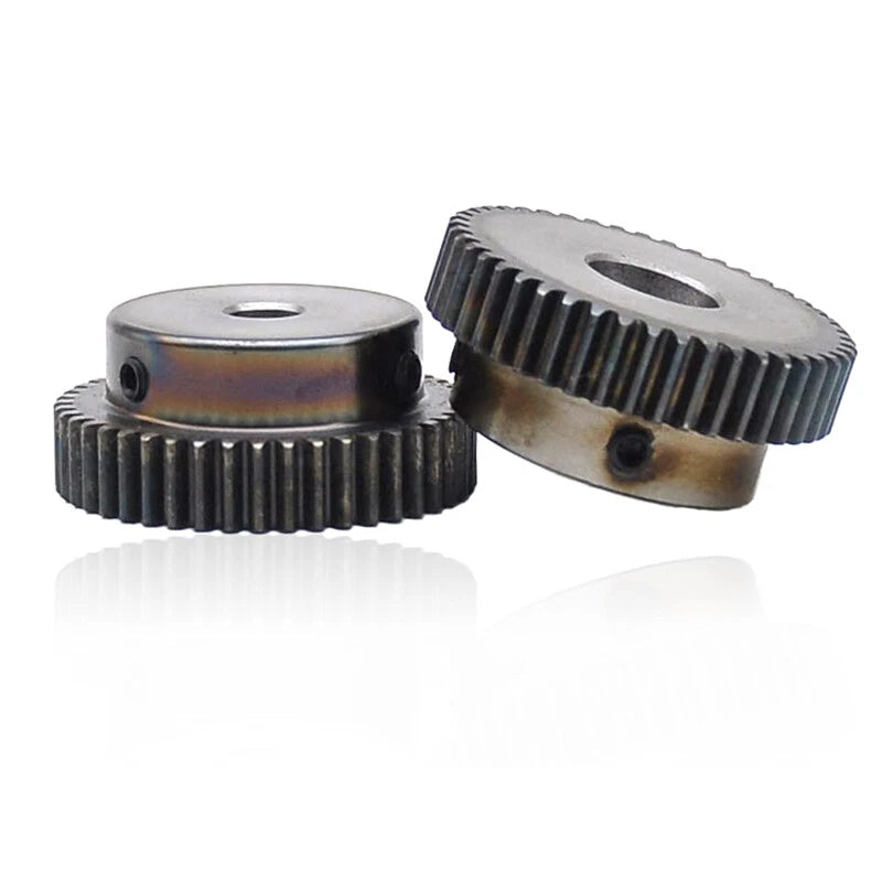 Spur Gears 1 Mod Transmission Gear With Step 45#Steel Pinion Motor Gear 90T~150T