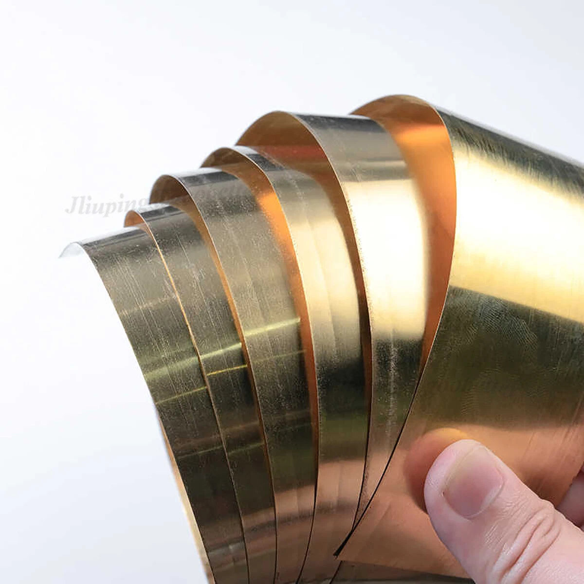 Brass Sheet Roll Metal Foil Plate Strip Thickness 0.02mm Width 10-200mm by Meter