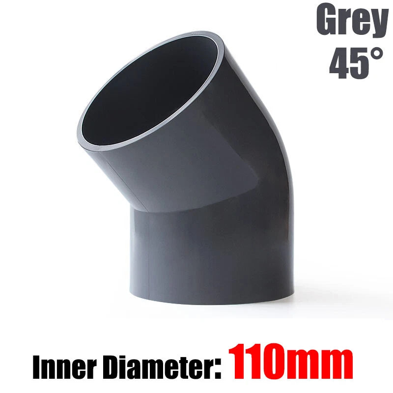 PVC 3 4 5 6-Way Elbow Connector Direct Pipe Fittings 20-110mm White Blue Grey