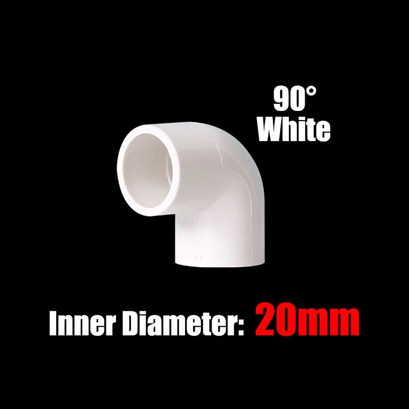 PVC 3 4 5 6-Way Elbow Connector Direct Pipe Fittings 20-110mm White Blue Grey
