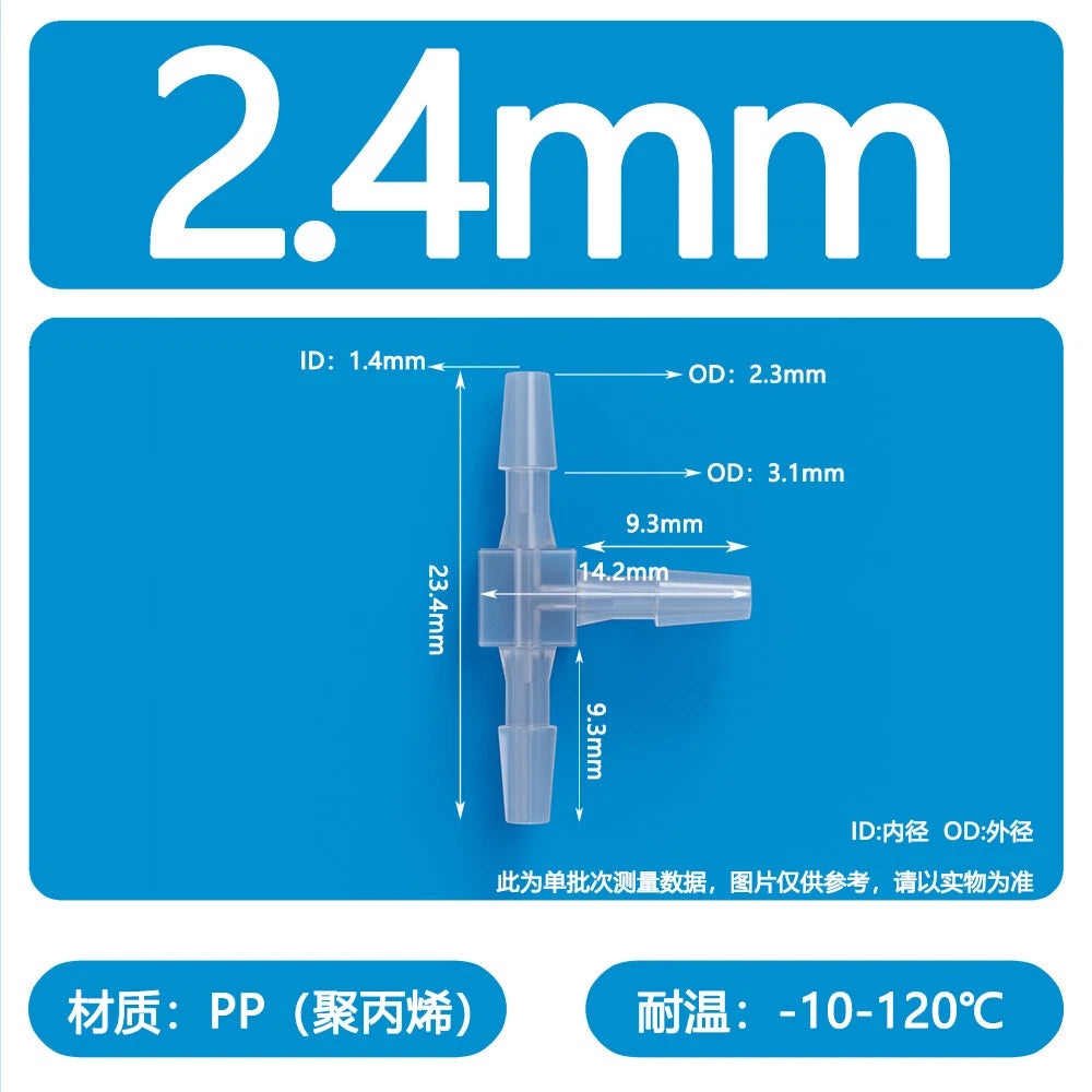 Plastic Pagoda Tubes Reducer Joint 2 3 4Way Hose Connector Tube Splitter Fitting