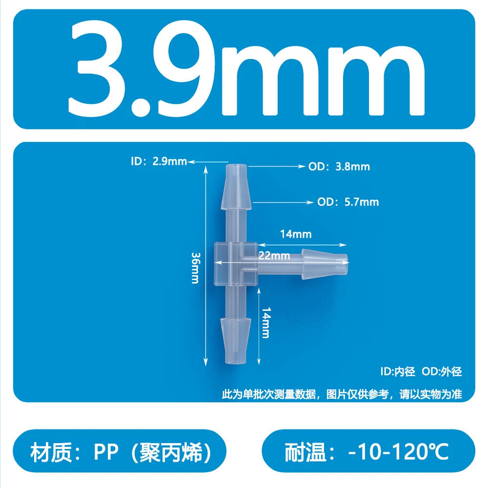 Plastic Pagoda Tubes Reducer Joint 2 3 4Way Hose Connector Tube Splitter Fitting