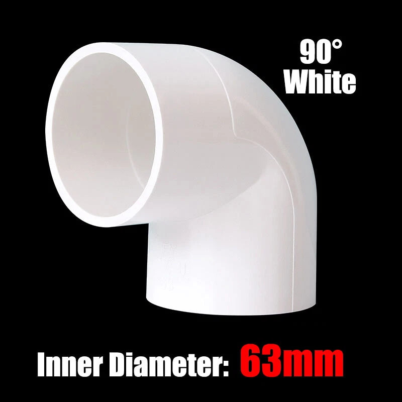 PVC 3 4 5 6-Way Elbow Connector Direct Pipe Fittings 20-110mm White Blue Grey