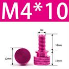 M3 M4 Anodized Aluminum Thumb Screws — Knurled Head Hand Bolts for PC Case, Fishing Rigs & DIY Projects