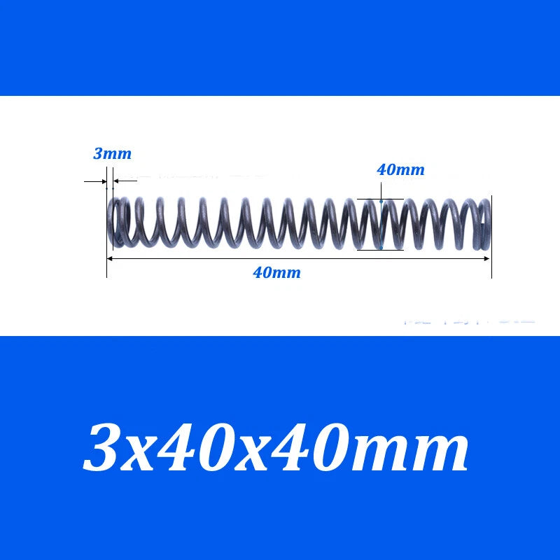 Compression Spring 30-40mm Diameter & 20-100mm Length Pressure Big 3mm Wire Dia