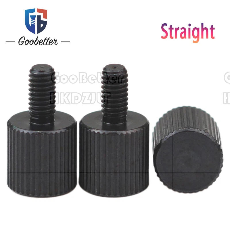 Knurled Thumb Screws M3 M4 | Carbon Steel & Stainless Steel | Hand-Tighten Grip Knob Bolts