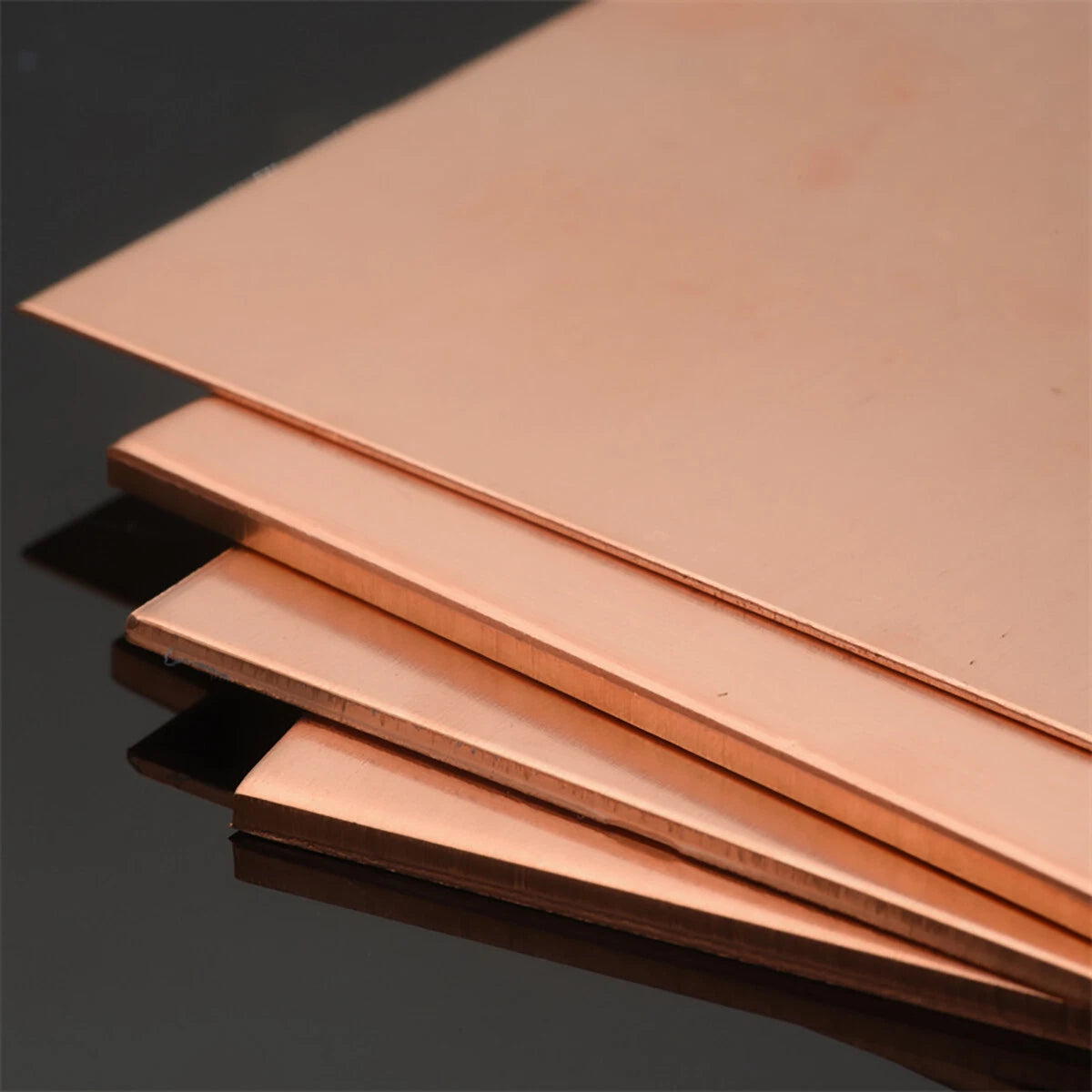 2PCS 0.5 x 460 x 520 mm 99.9% Pure Copper Cu-ETP Metal Sheet Plate