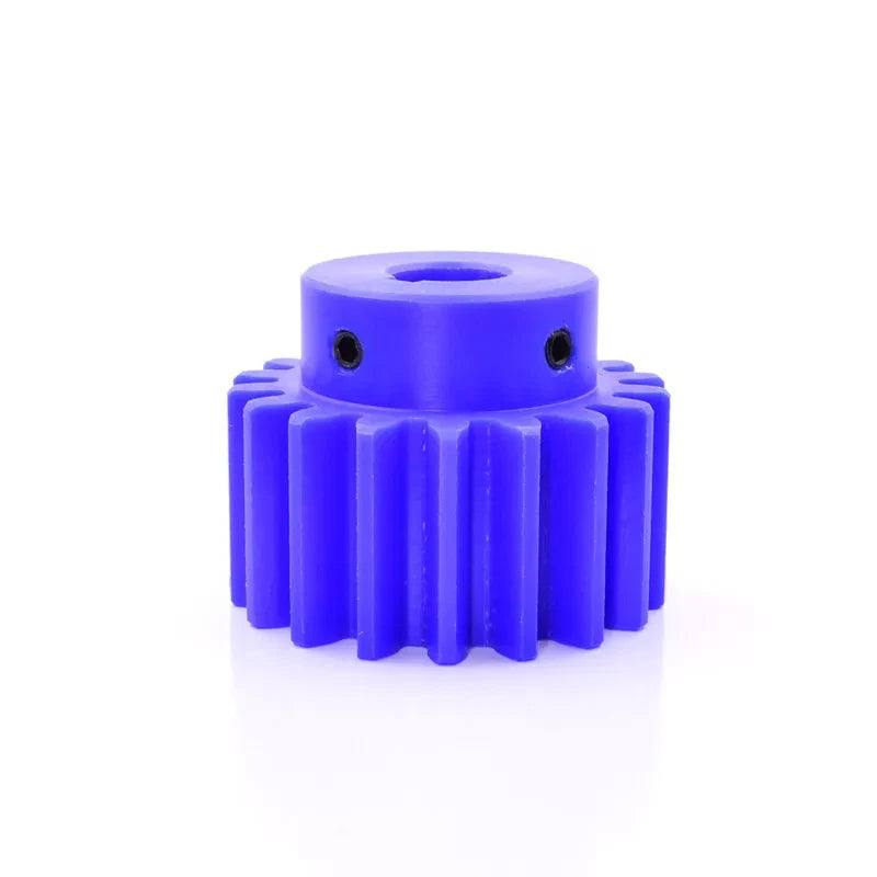 3 Mod Blue Nylon Spur Gear with Step 12-20 Teeth 14-30mm Bore Pinion Motor Gear