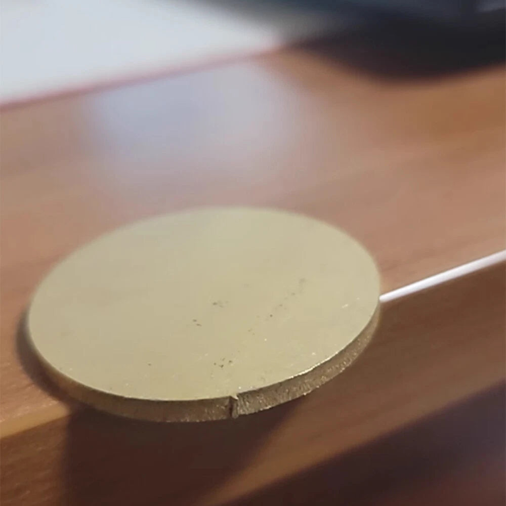 H62 Pure Brass Round Disc Plate Copper Metal Sheet for DIY Projects Crafts Home
