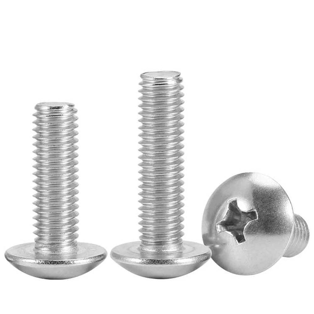 M2–M8 Stainless Steel Phillips Truss Head Machine Screws | 201 / 304 / 316 - HomeDIYer