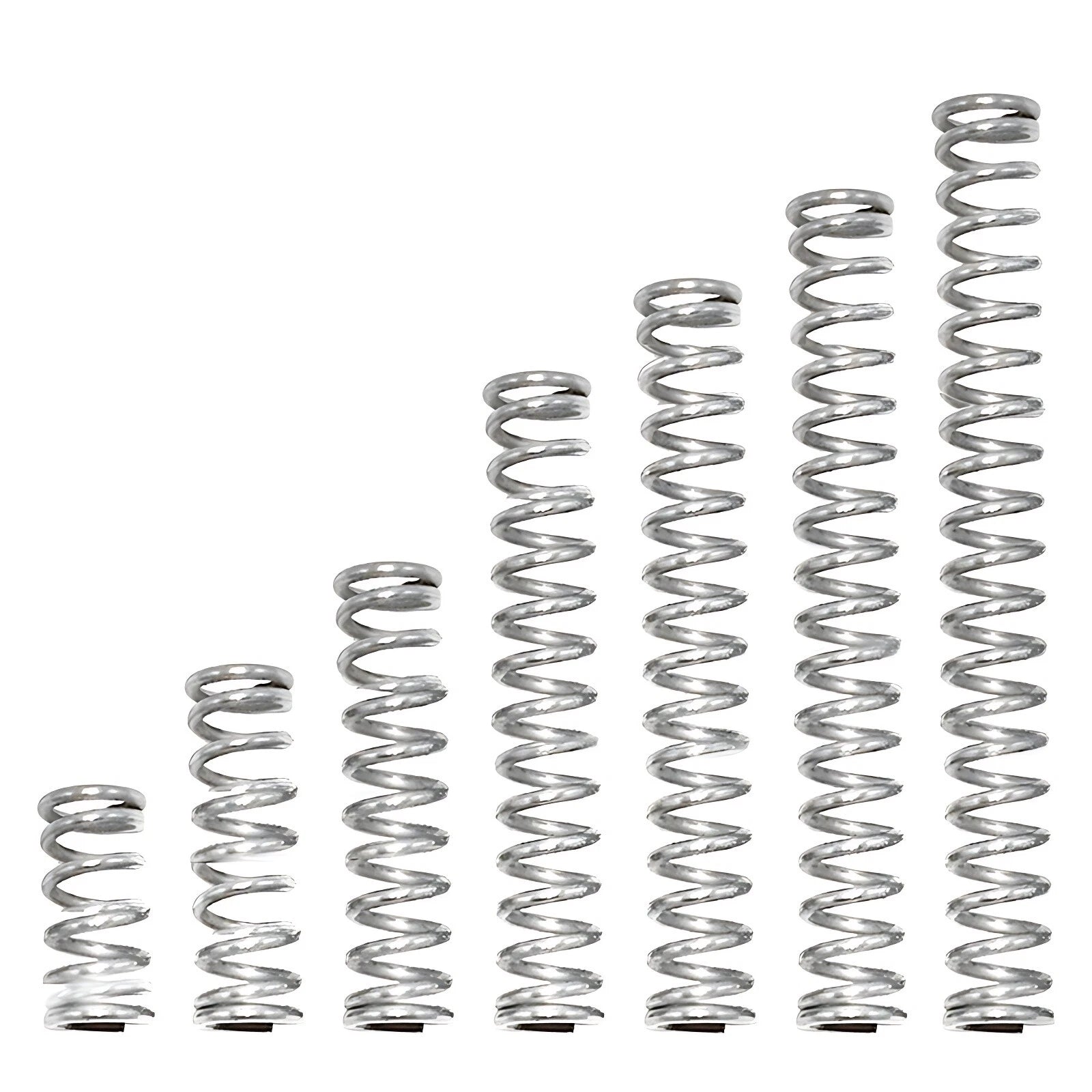 10Pcs Wire Dia.0.7mm-0.8mm OD 4mm-12mm Small Springs Compression Spring Steel
