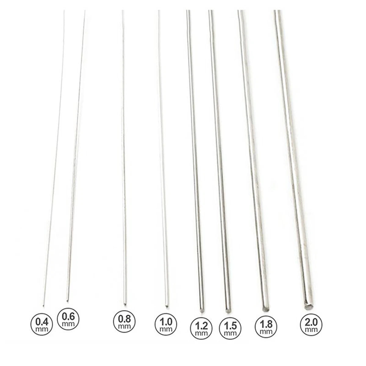 High-Tensile Stainless Steel Spring Wire, 0.4-2mm Diameter Options - Metal Wire