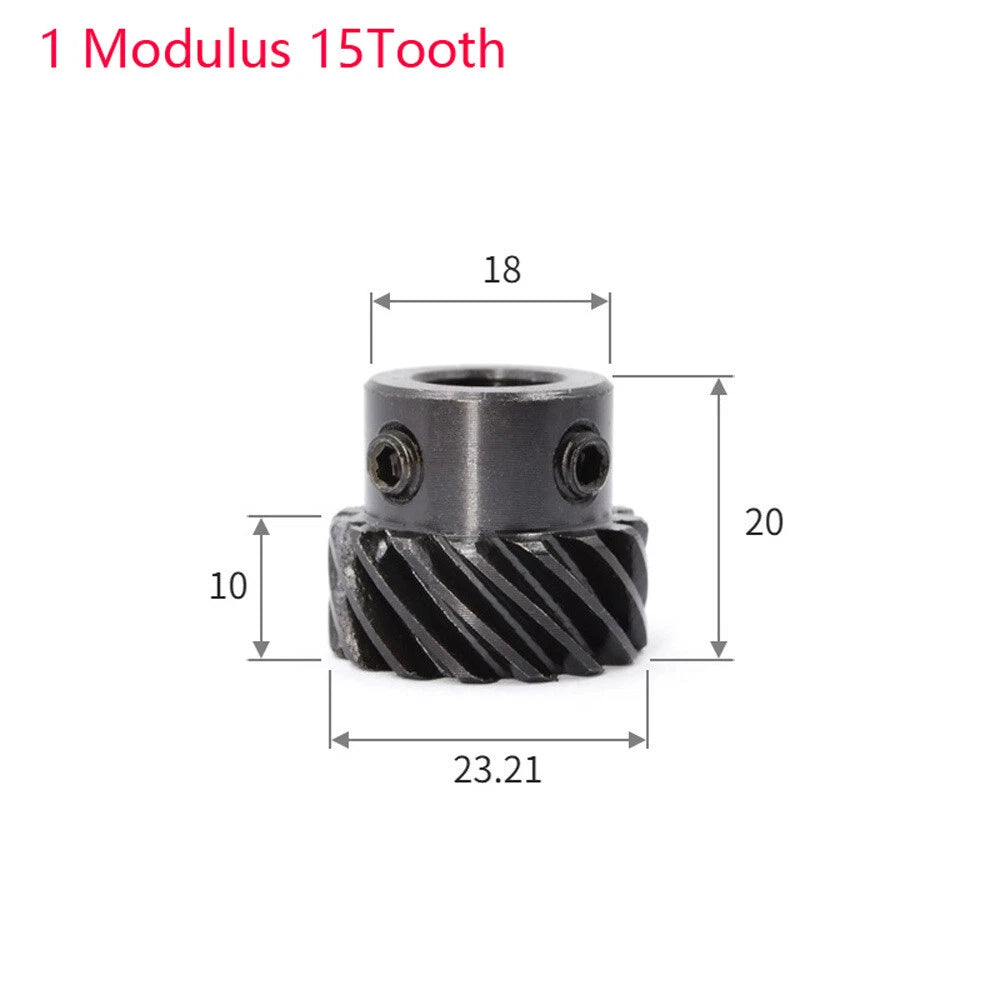 1 Modulus Helical Gear With Step 45°Left Spiral Motor Transmission Gear 45#Steel