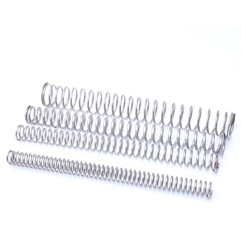 200mm Length Compression Springs Stainless Steel Wire Dia 0.3mm-2mm Small Spring