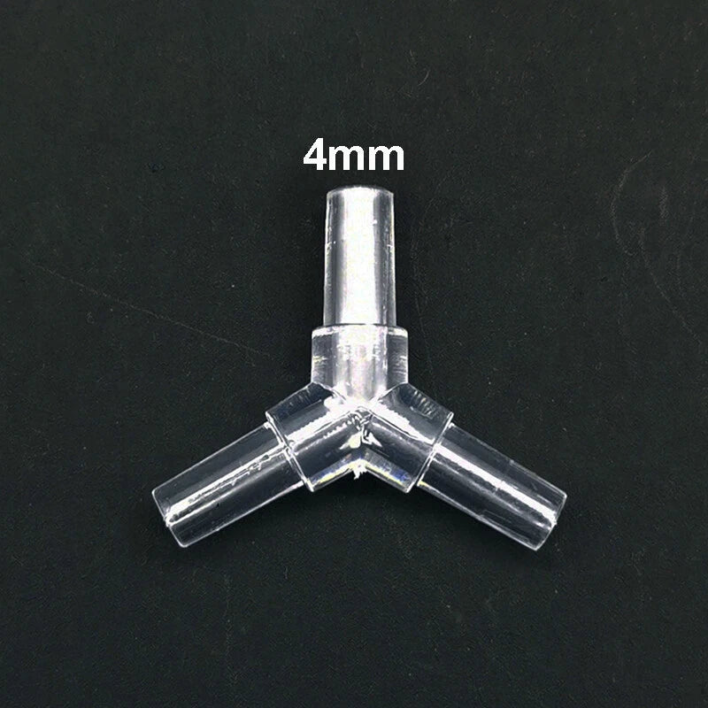 Plastic Barbed Hose Fittings — T, Y, Cross, Elbow & Straight Connectors for Aquarium & Irrigation