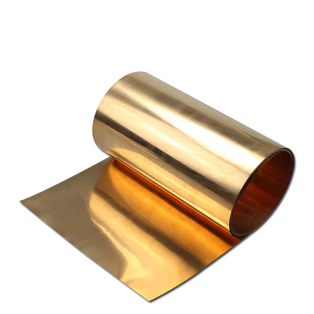 Beryllium Copper Sheet Foil Roll BeCu Strip Metal Thin Plate Thick 0.1mm-1.2mm