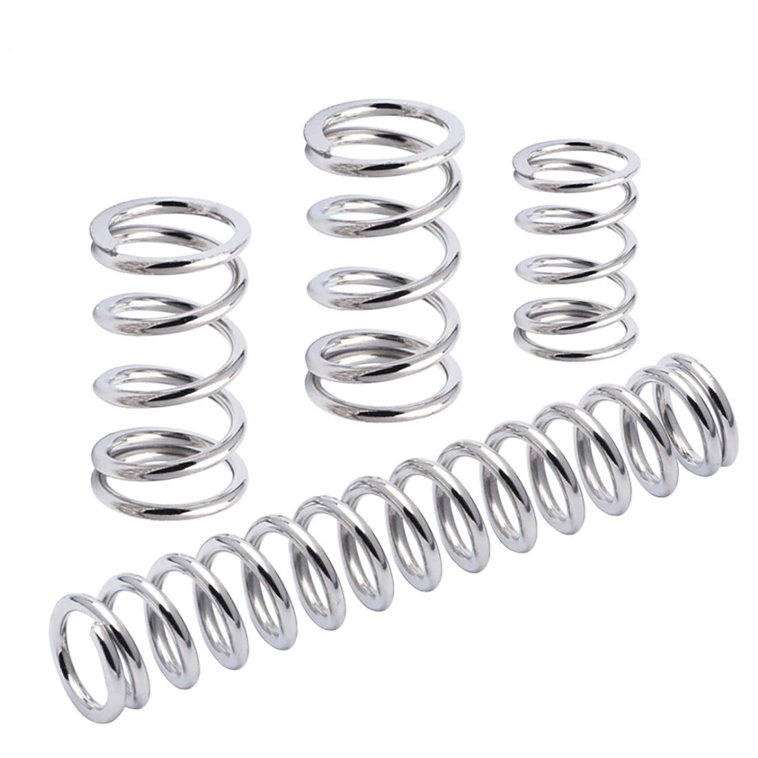 304 Stainless Steel Wire Dia 1.5mm Compression Pressure Spring OD 10-25mm Spring
