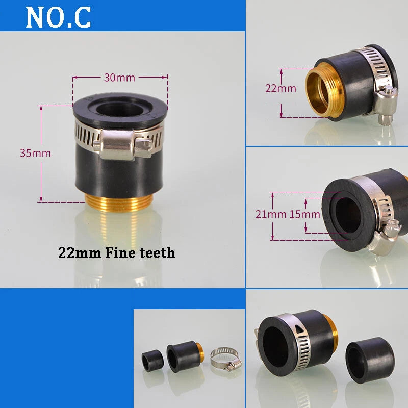 Universal Tap Connector To Garden Hose Pipe Mixer Kitchen Bath Hose Connector