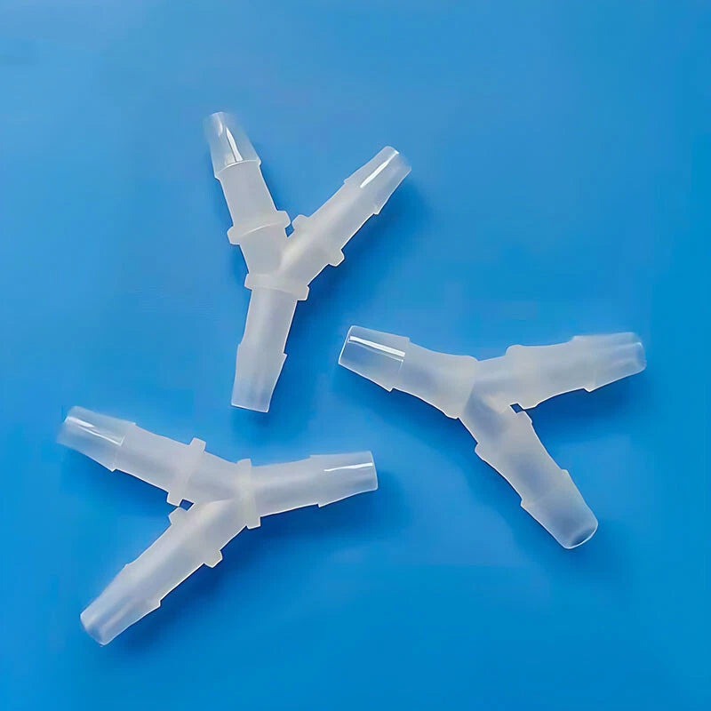 3-Way Y Type Tube Hose Pipe Joint Plastic Tube Connector Barbed 2.4mm~19.5mm