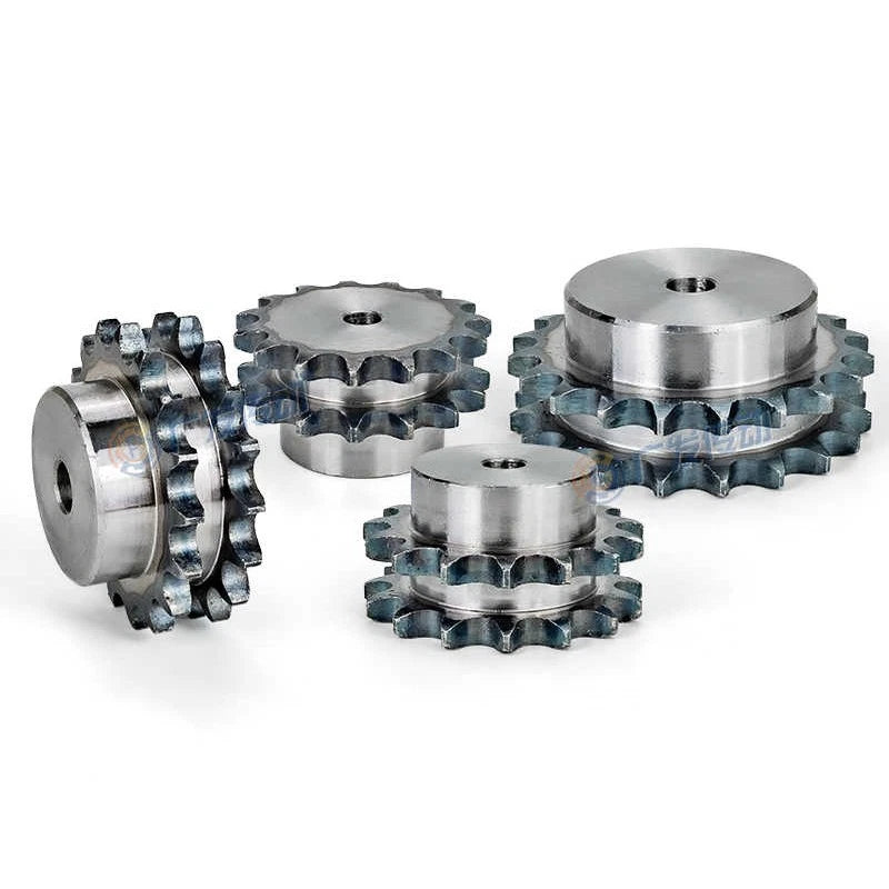 Duplex Chain Sprocket 10-38 Teeth Pitch 12.7mm For #40 08B Roller Chain 45#Steel