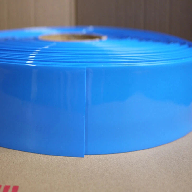 18650 PVC Heat Shrink Tubing Battery Sleeve Wrap — 80mm to 110mm, Multiple Colors