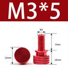 M3 M4 Anodized Aluminum Thumb Screws — Knurled Head Hand Bolts for PC Case, Fishing Rigs & DIY Projects