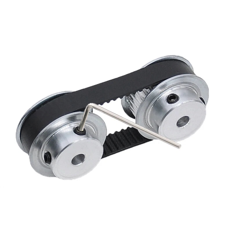 25T Timing Belt Smooth Tooth Drive Pulley GT2 Closed Timing-Synchronous Belt