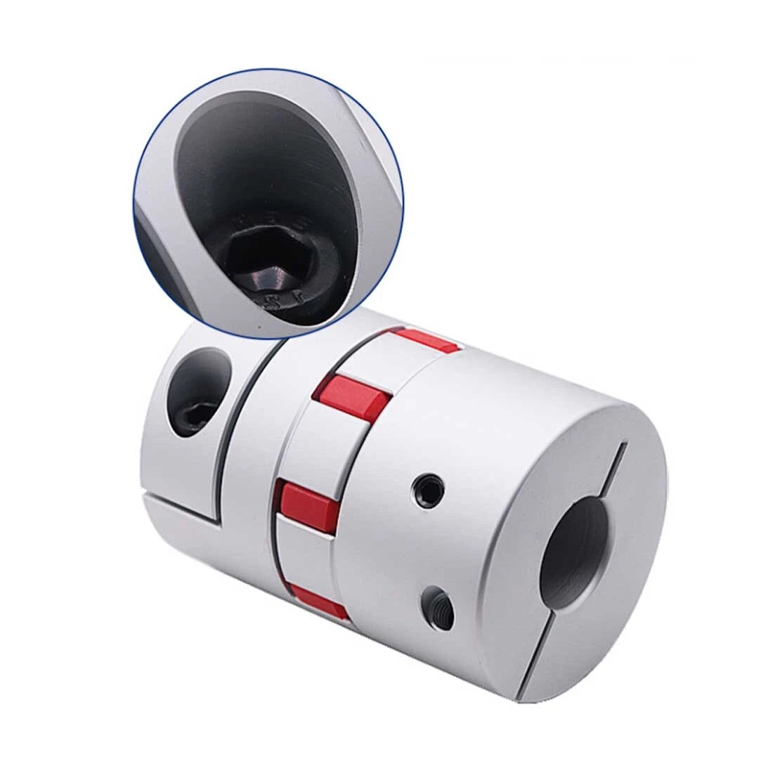 D30L40 CNC Shaft Coupler Flexible Plum Spider Jaw Coupling Stepper Motor 5~16mm