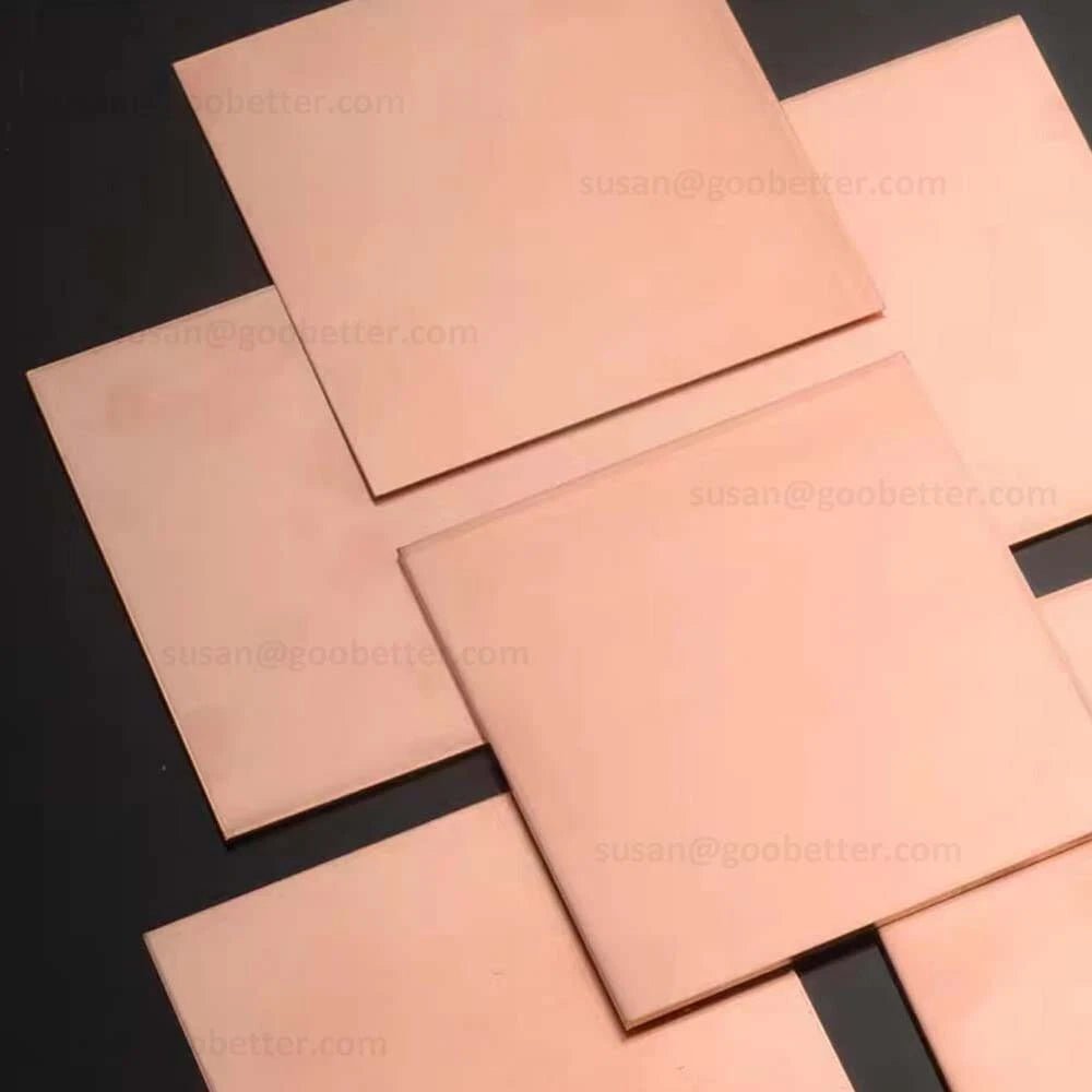 Natural Copper Sheet Metal guillotine cut - 0.3mm to 6.0mm - Multiple Sizes - HomeDIYer