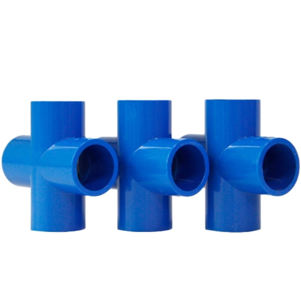 Cross PVC Fittings 4-Way Cross Elbow Fitting for Building Heavy 20 25 32 40 50mm