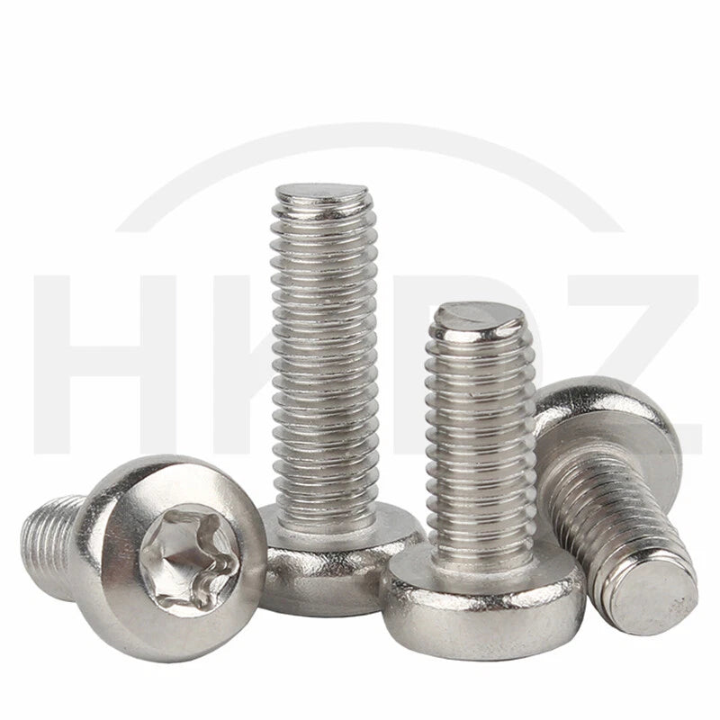 M1.6 M2 M3 M4 M5 M6 M8 M10 Torx Pan Head Machine Screws Bolts A2 Stainless Steel