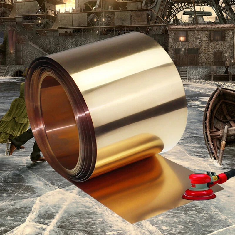 Beryllium Copper Alloy Sheet Plate BeCu Metal Panel 0.2/0.3/0.4/0.5/0.6/0.8/1mm