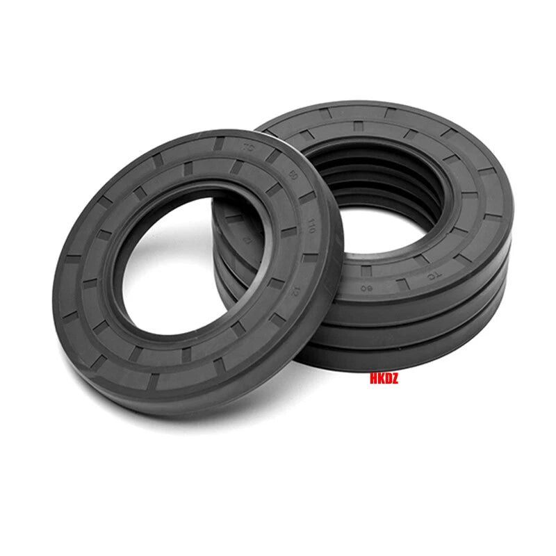 NBR TC Simmerring Oil Seal Nitrile Rubber Rotary Shaft Seals Metric ID 55~155mm