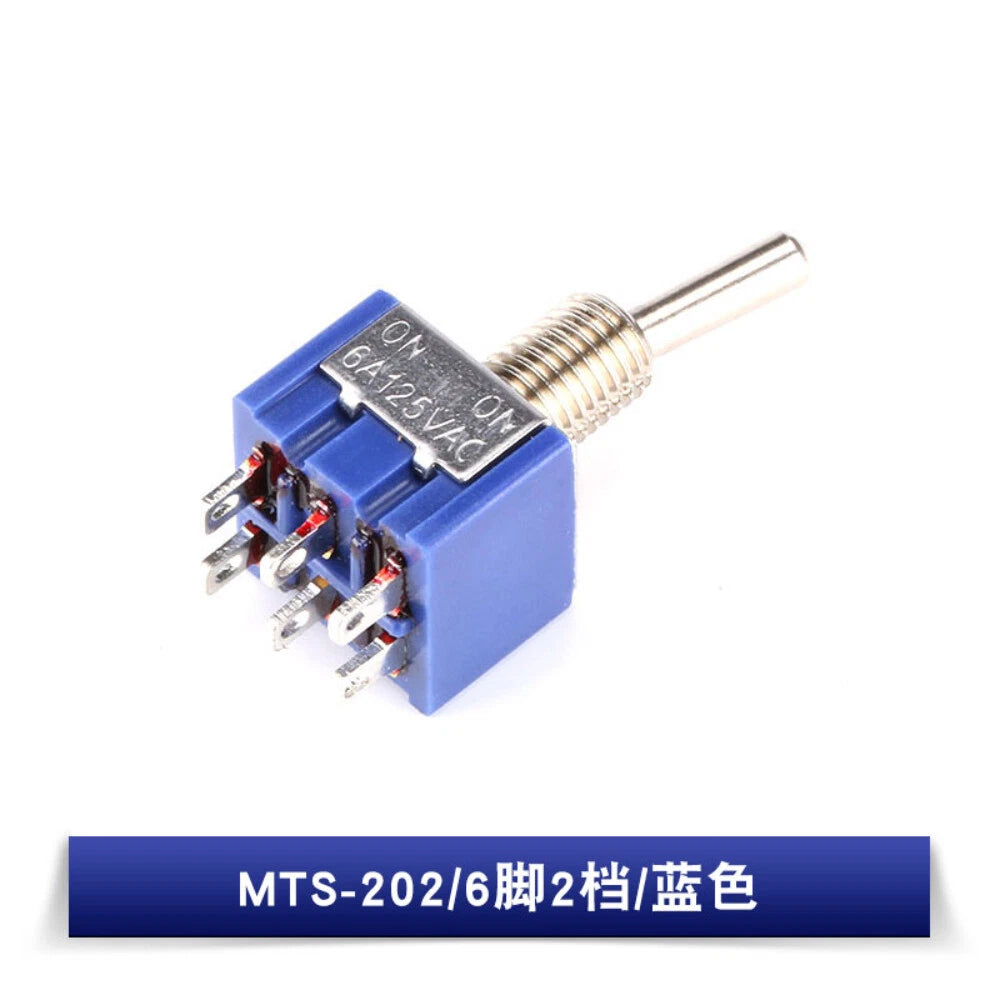 MTS Series Mini Toggle Switch SPDT DPDT ON-ON ON-OFF-ON for Car Boat Dashboard