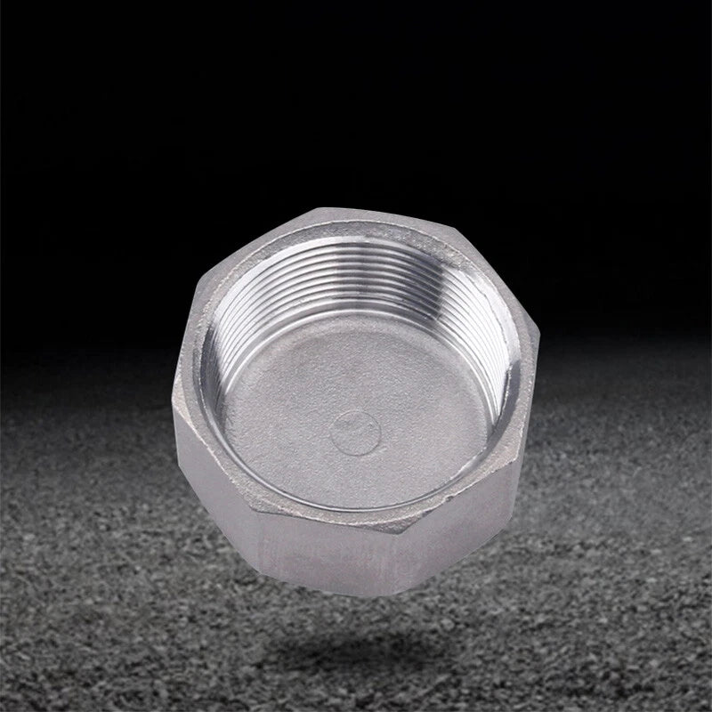 304 Stainless Steel BSP Hex End Cap Female Thread Pipe Fitting 150LB