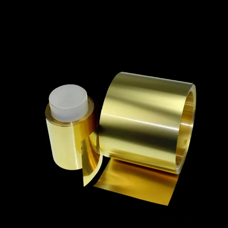 Brass Sheet Roll Metal Foil Plate Strip Craft Model DIY Thick 0.01/0.02/0.03-1mm