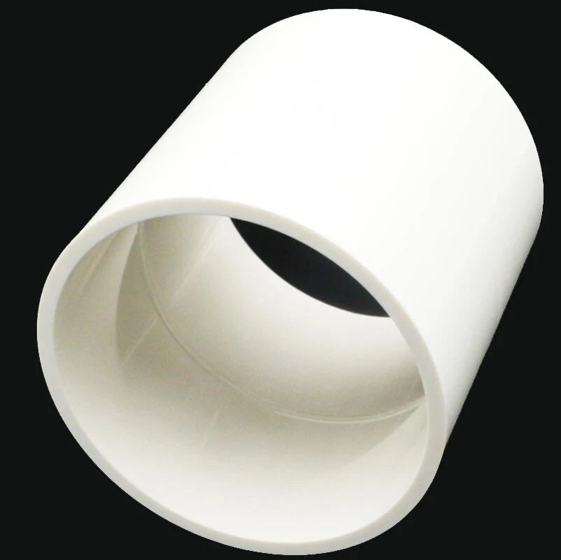 PVC Straight Pipe Socket Coupling — White, 16mm–200mm Inner Diameter