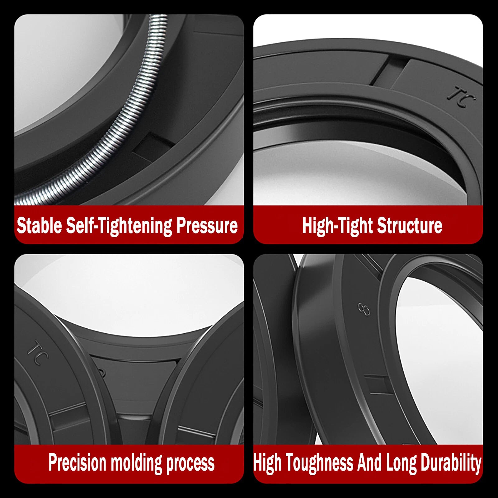 OIL SEAL - Metric R23 TC Lip Arrangement Rotary Shaft Seal - 45mm 46mm 47mm ID