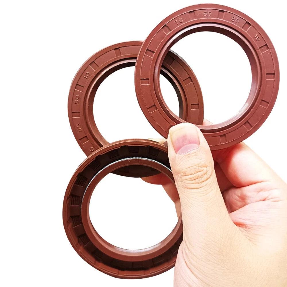 TC/TG Dual Lip FKM Oil Seal — Metric Rotary Shaft Sealing Ring, ID 25–50mm
