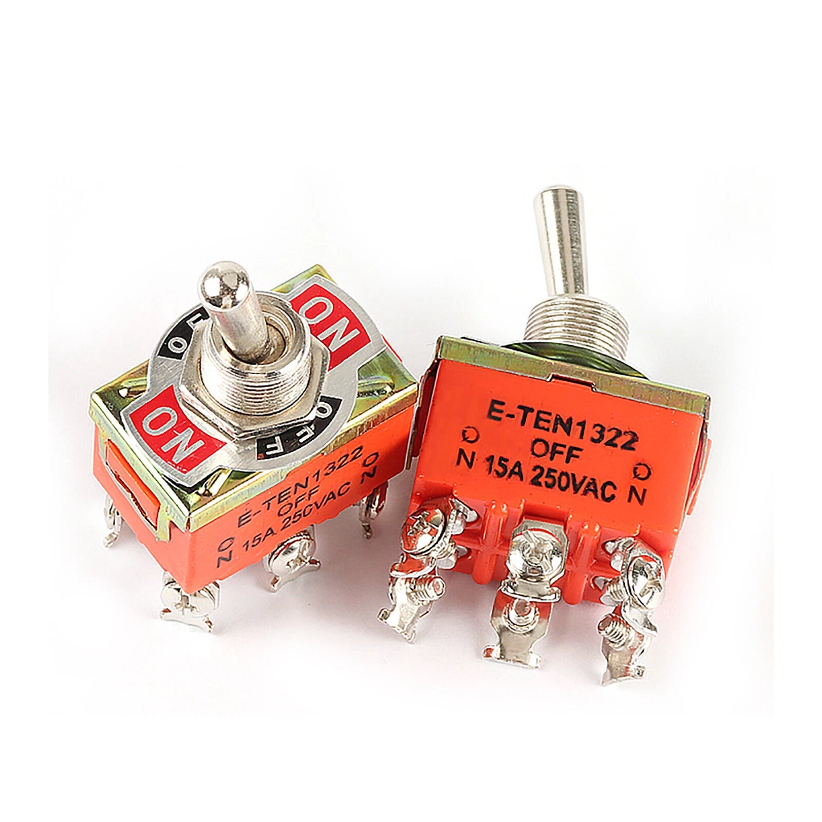 Heavy Duty Toggle Switch — 2 to 12 Position SPST/DPDT, 15A–25A, ON-OFF & ON-OFF-ON