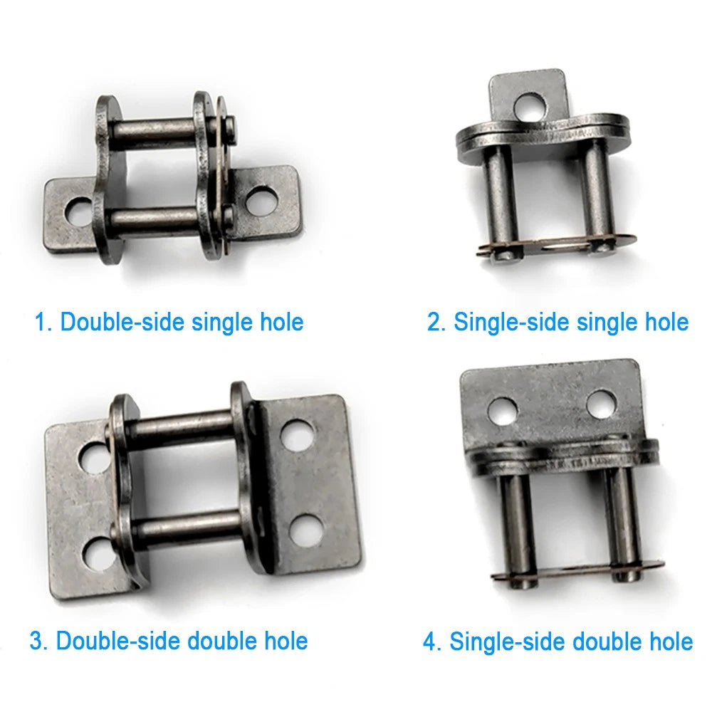 08B 10A 12A 16A Carbon steel Roller Chain Joint Drive Chain Link with Bent Ear