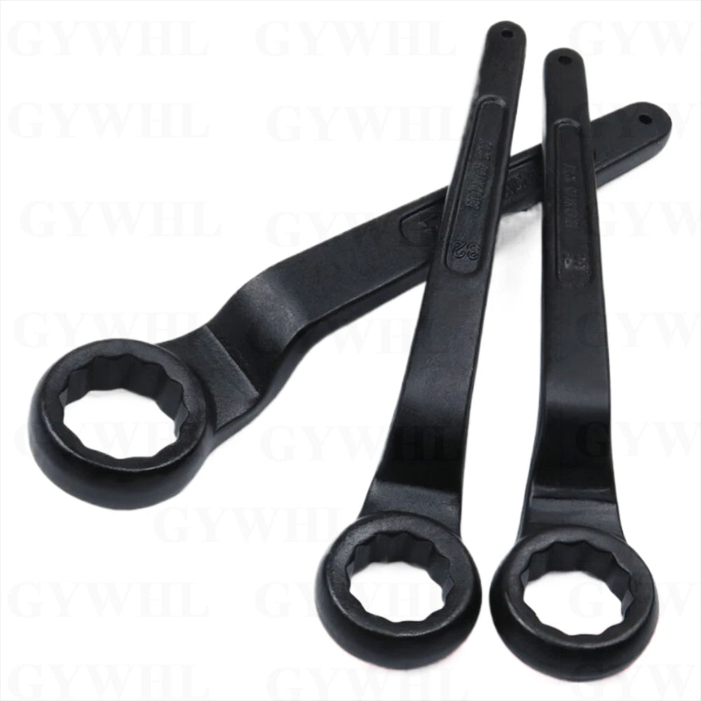 Slogging Striking Wrench Spanner Offset Box End Ring Type Wrench Carbon Steel