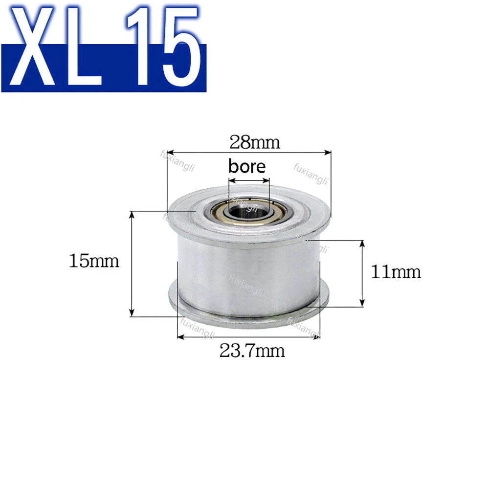 XL Timing Belt Idler Bearing Pulley Tensioner Toothless & Toothed Width 11mm